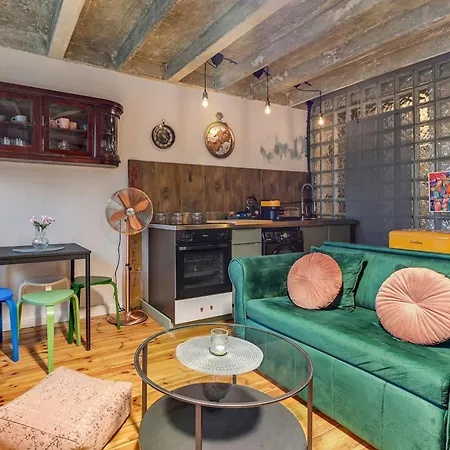 公寓 Cats & Crafts Loft By Downtown 格但斯克