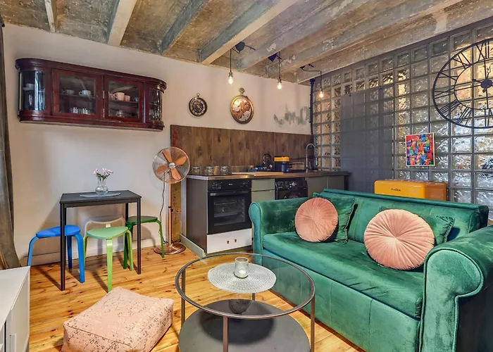 公寓 Cats & Crafts Loft By Downtown 格但斯克